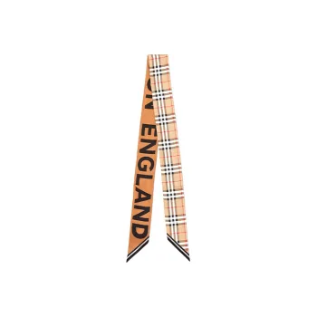 Burberry Silk Scarves Women's Archive Beige