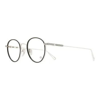 Chrome Hearts Metal Round Eyeglass Frames Unisex