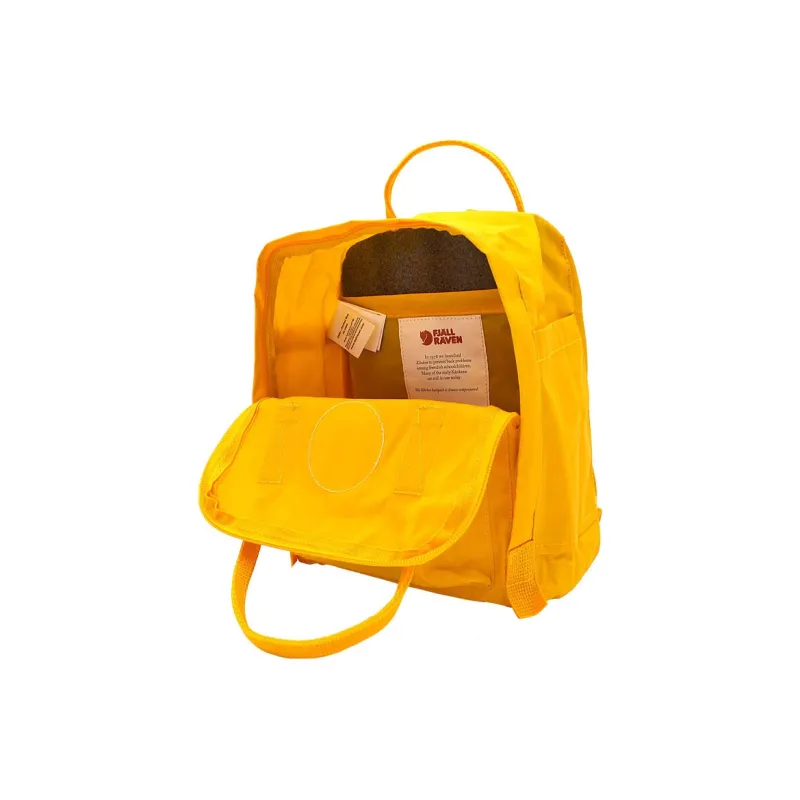 Fjallraven Polyester Backpack Mini Men's Warm Yellow-3