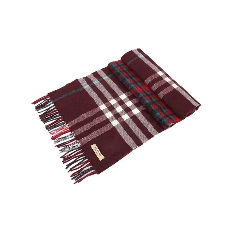 Burberry Knit Scarves Unisex Red-1