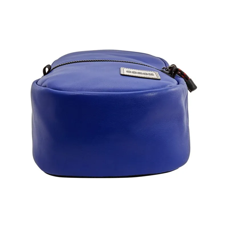 COACH Pacer Cow Leather With Textile Backpack Medium Size Women's Blue-5