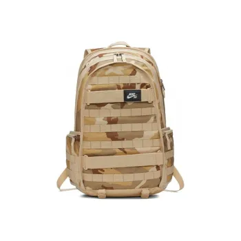 Nike Polyester Backpack Regular Unisex Beige Camouflage