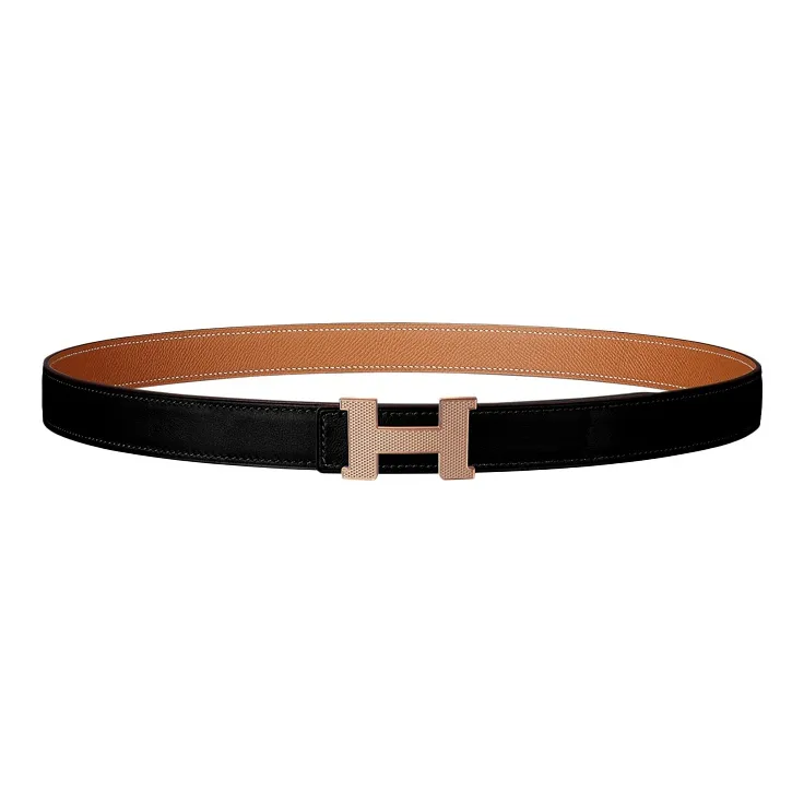 HERMES Constance Leather Belts Unisex-0