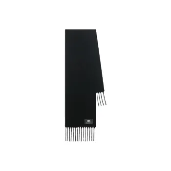 Balenciaga Wool Knit Scarves Women's Black