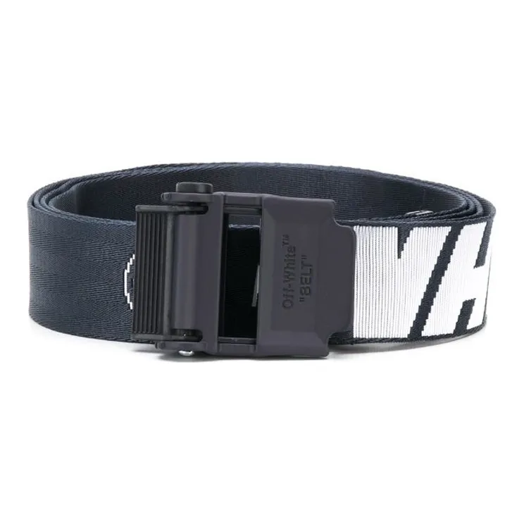 OFF-WHITE Leather Belts Men Black-1
