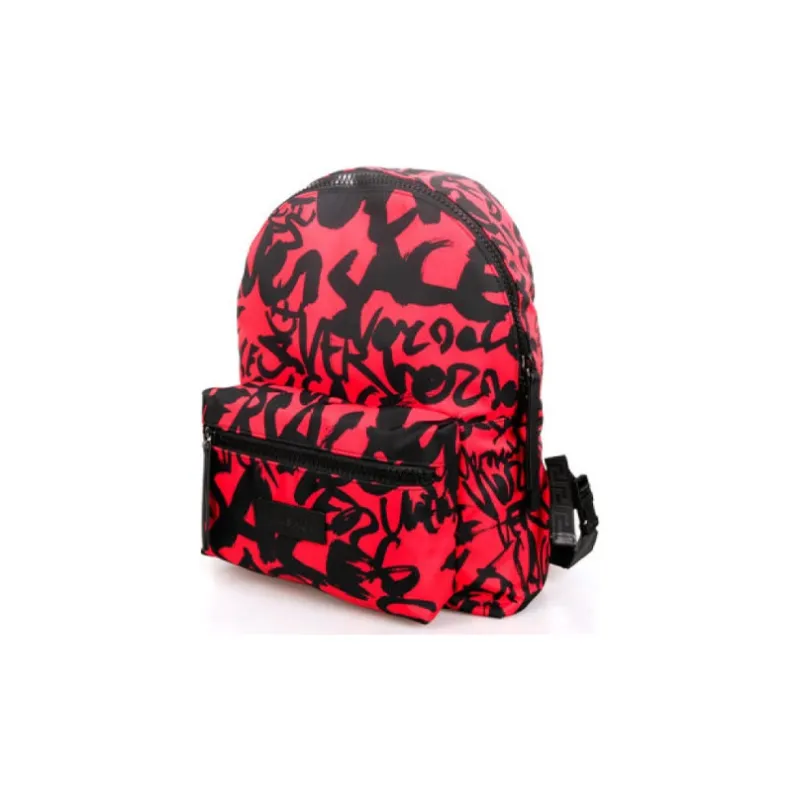 FANSIZHE VERSACE Nylon Backpack Regular Unisex Red-1