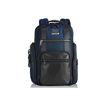 TUMI Alpha Bravo Nylon Travel Bags Backpack Men's Blue