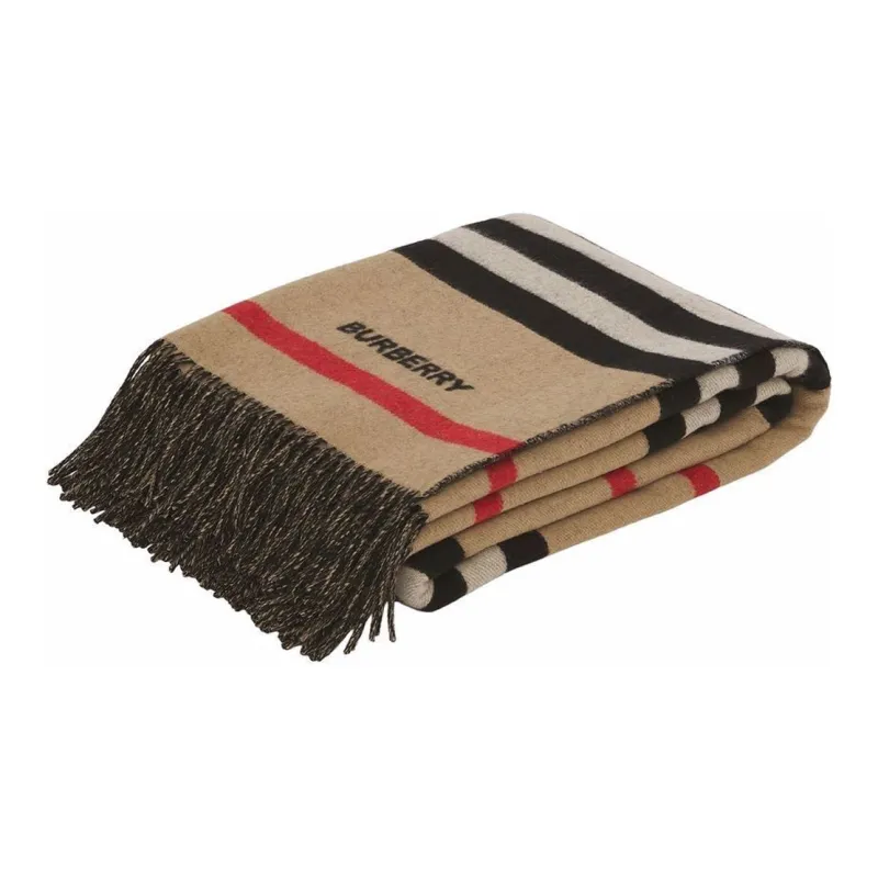 Burberry Knit Scarves Unisex Multicolor-1