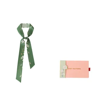 LOST PATTERN Silk Scarves Women's