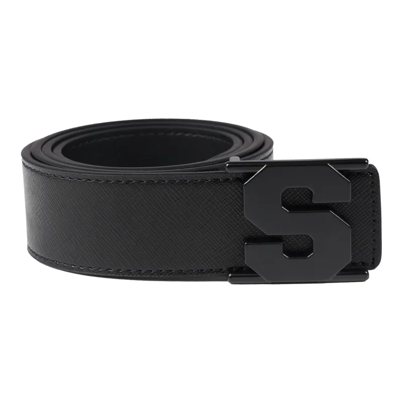 ICONS Lab S Letter Plate Buckle Belt-Versatile Minimalist Style Leather Belts Unisex-2