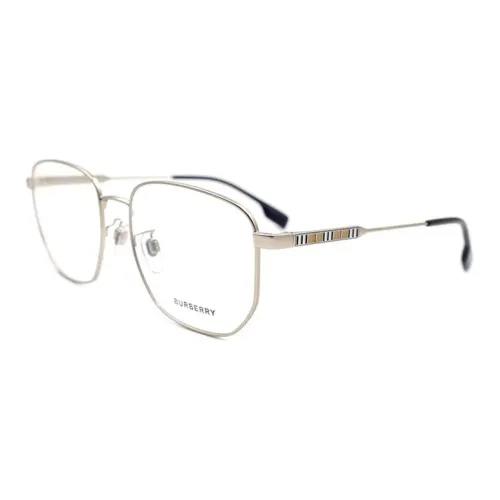 Burberry Metal Irregular Shape Eyeglass Frames Men's
