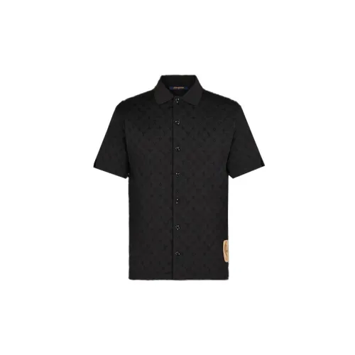 LOUIS VUITTON New Quarterly Products Of LV Shirts Men Black