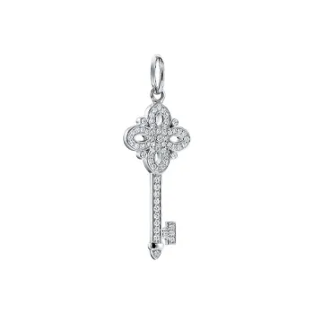 TIFFANY & CO. 18K White Gold Diamonds Charms / Pendants Women's