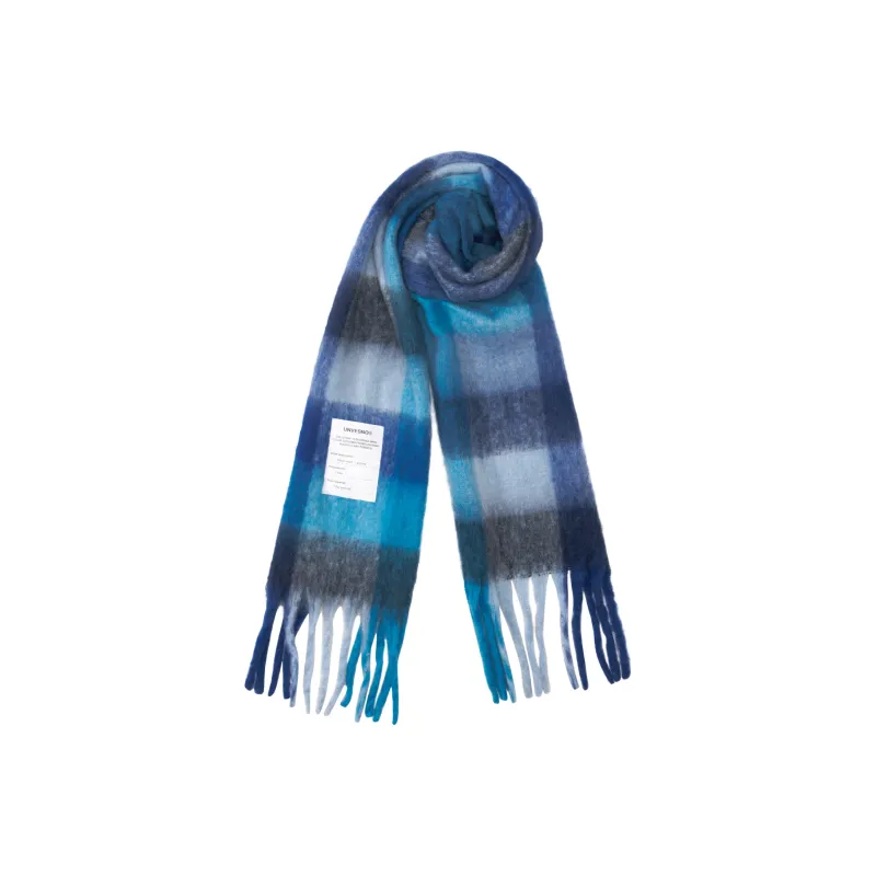 UNVESNO Faux Cashmere Knit Scarves Unisex-2