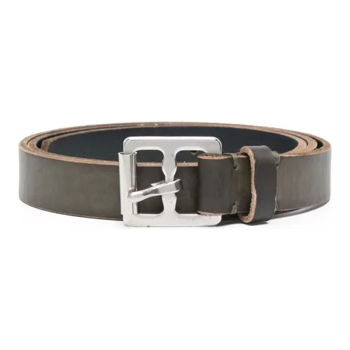 Paul Smith Leather Belts Unisex Green