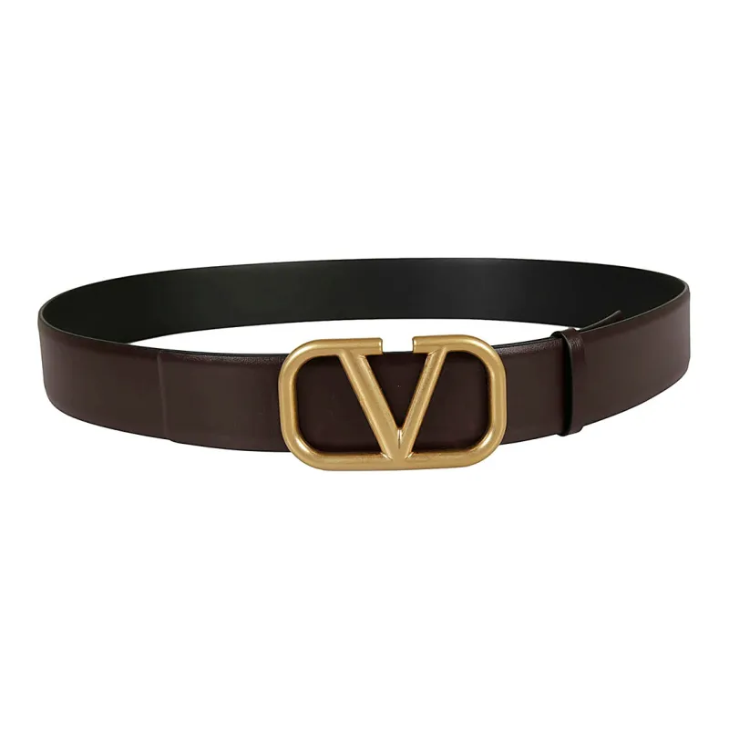 Valentino Leather Belts Unisex Brown-0