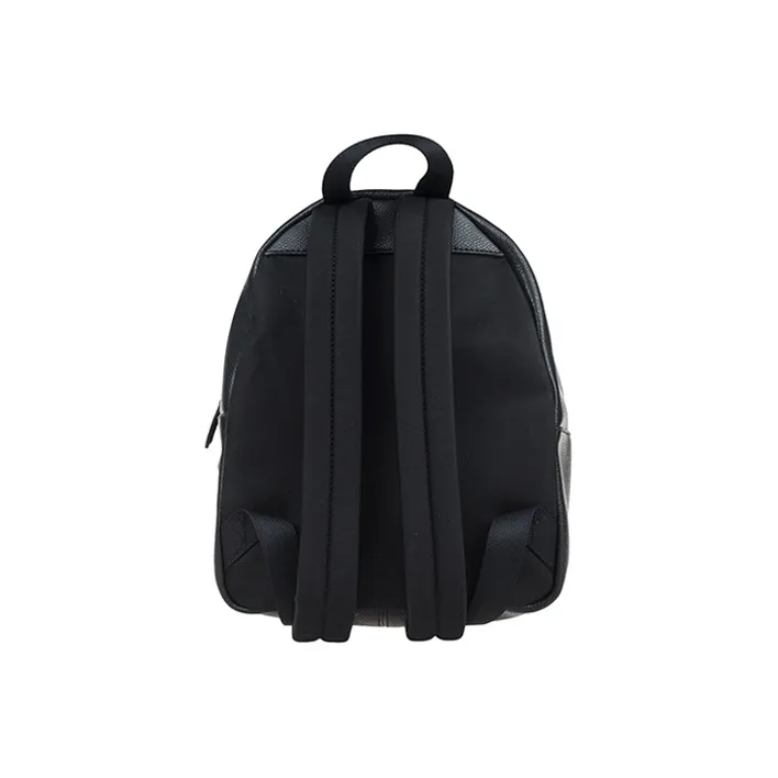 COACH Charlie PVC Backpacks Backpack Small Size Women's Black & Dark Brown Monogram-3