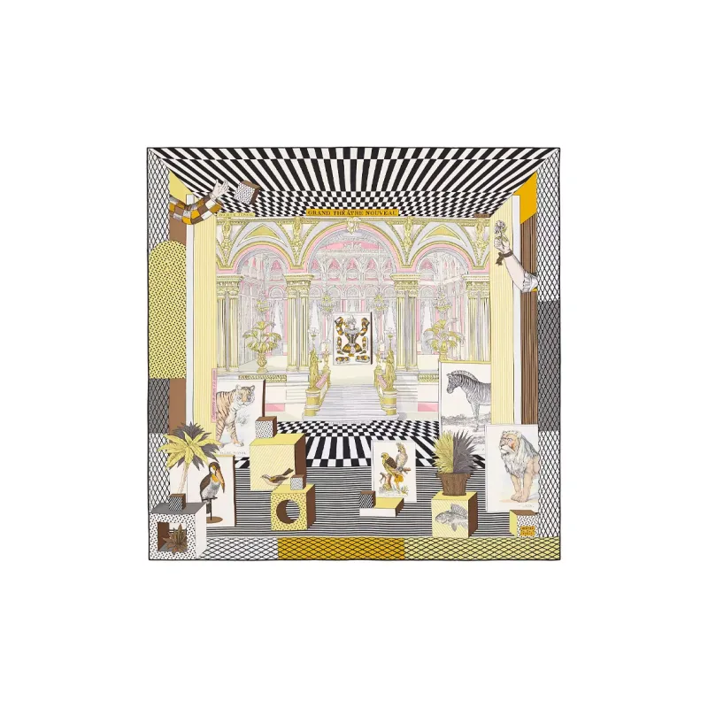HERMES Silk Scarves Women's Multicolor-0
