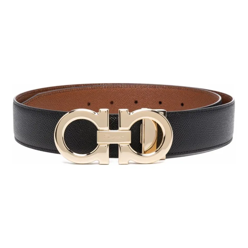 Ferragamo Gancini Double Hook Reversible Belt-0