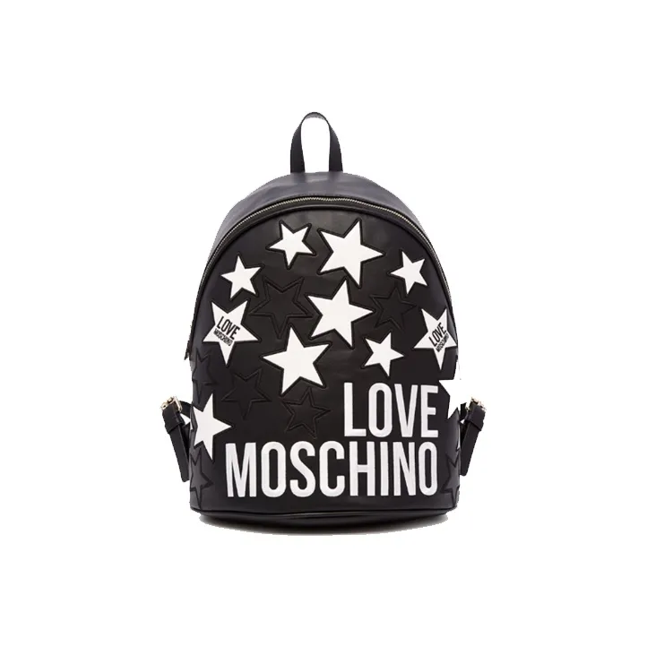 MOSCHINO Synthetic Leather Backpack Women's Black-0