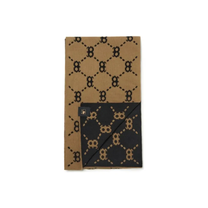 MLB Old Flower Knit Scarves Unisex-3