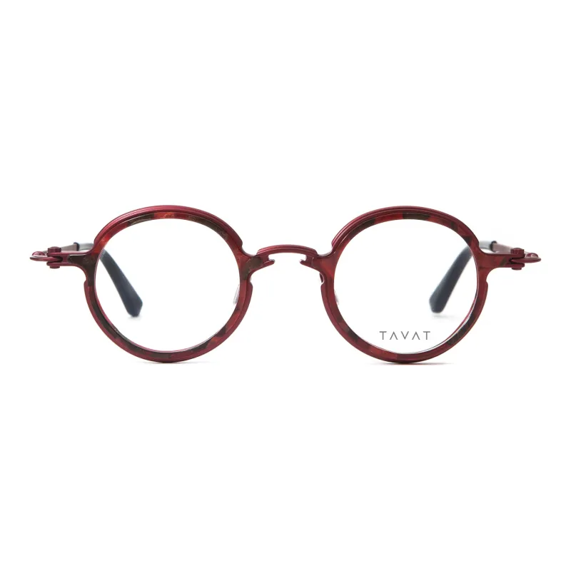 TAVAT Eyeglass Frames Unisex RMB Red-1
