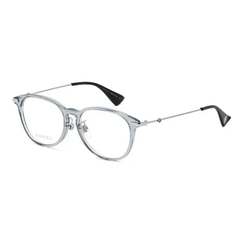 GUCCI Eyeglass Frames Women's Silver