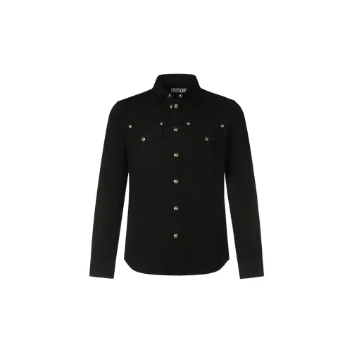 VERSACE JEANS COUTURE Shirts Men Black