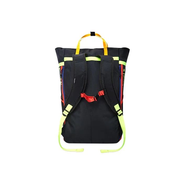 Converse Air King Slam Dunk 2 Collaboration Polyester Portable Backpack Unisex Black Yellow-2