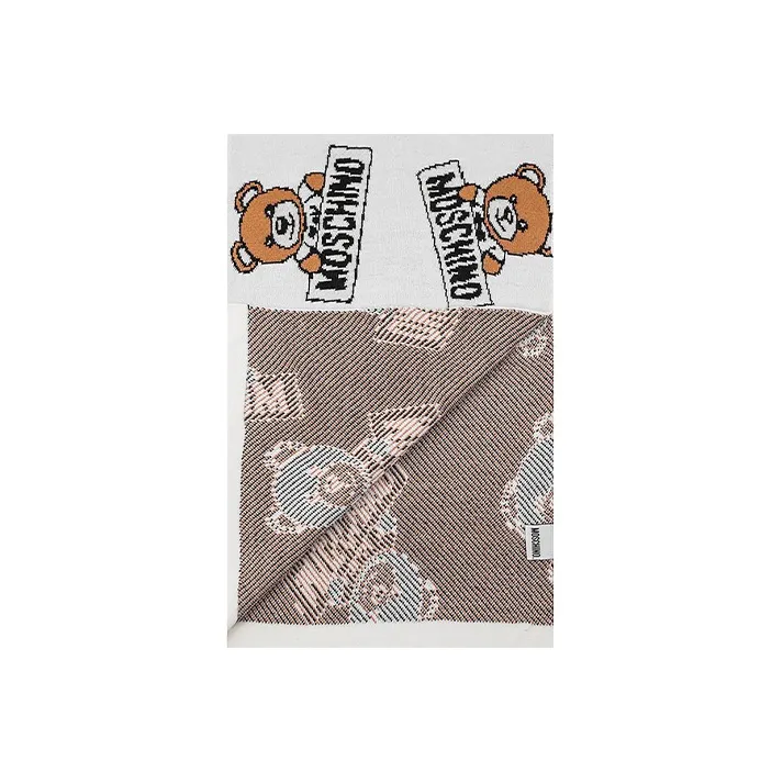 MOSCHINO Shawls Unisex White-1
