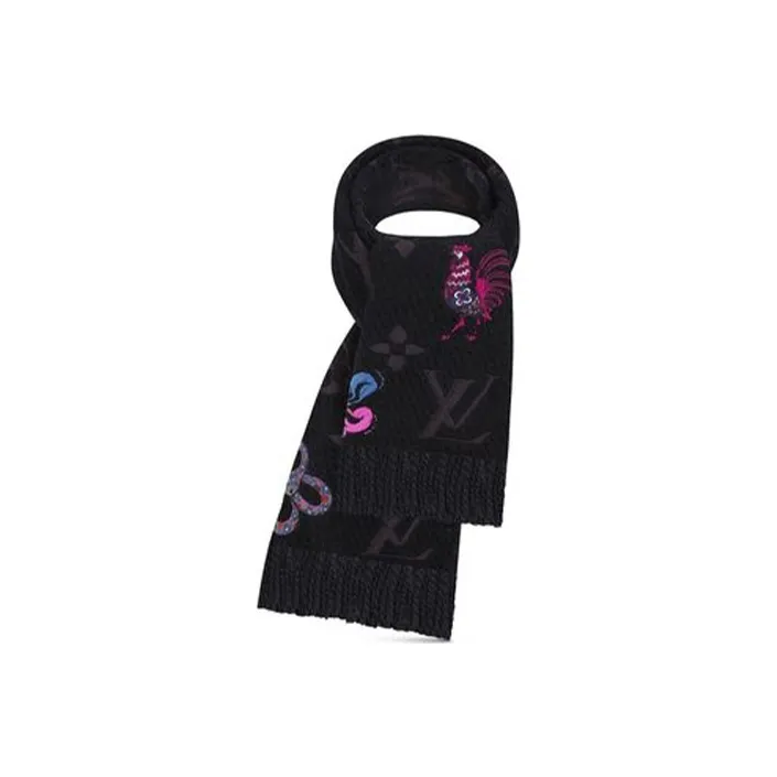 LOUIS VUITTON Knit Scarves Unisex-3
