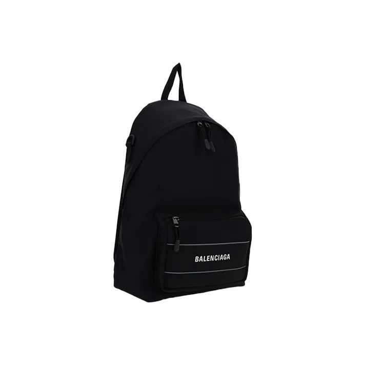 Balenciaga Polyamide Backpack Regular Men's Black-3