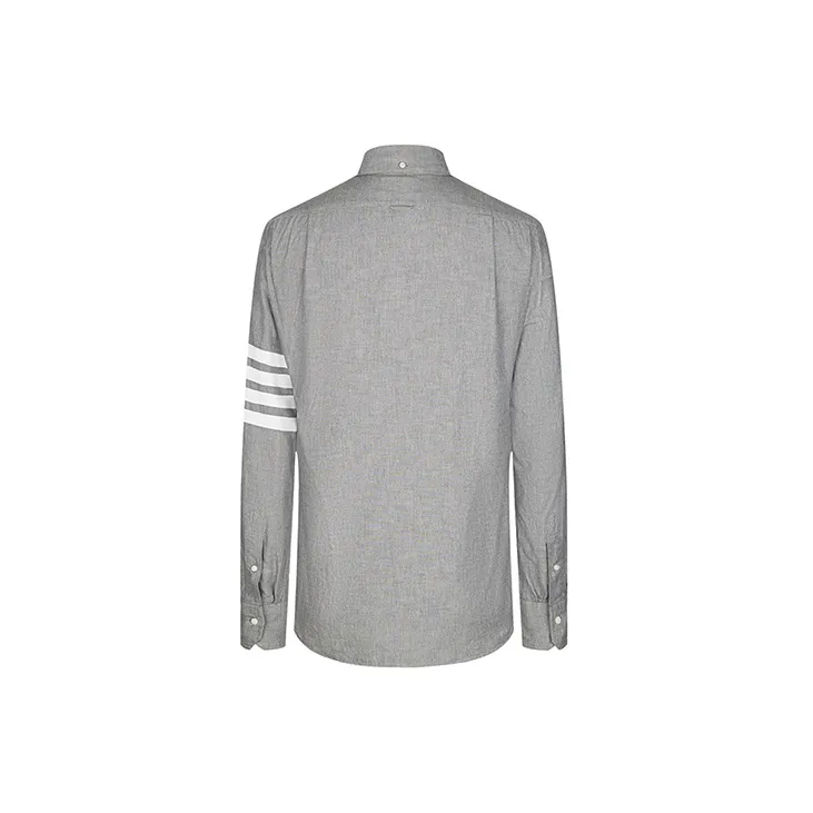 THOM BROWNE 4 Bar Denim Shirt-1