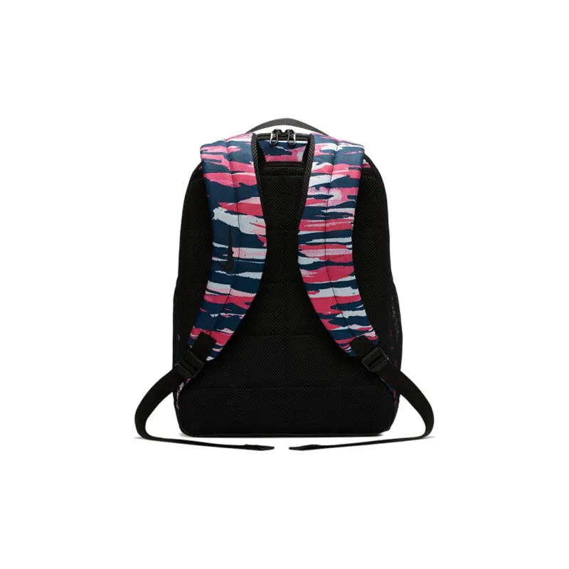 Nike Polyester Backpack Regular Unisex Black Red-2