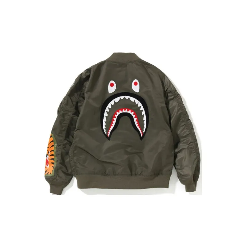 A BATHING APE Light Weight Ponr Shark MA 1-3