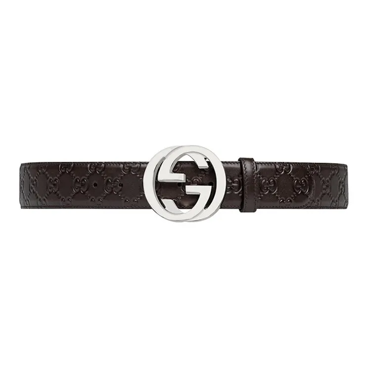 GUCCI Signature Leather Belts Men-4