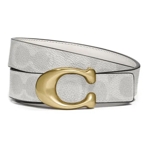 COACH Leather Belts Women's
