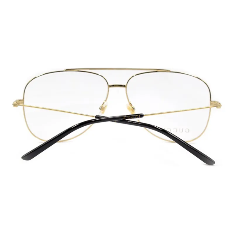 GUCCI Aviator Frame Metal Optical Frames-2