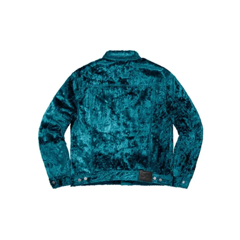 Supreme Fuzzy Pile Trucker Jacket-1