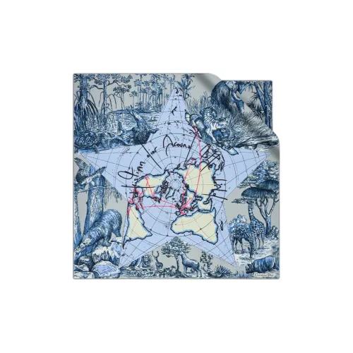 DIOR Silk Scarves Women's