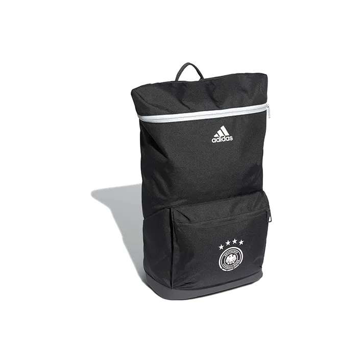 Adidas Recycled Polyester Plain Weave Fabric Sports Backpack Regular Unisex Charcoal Black-2