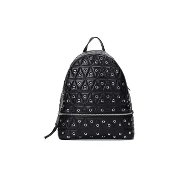 MICHAEL KORS Rhea Zip Leather Backpack Backpack Women's Black