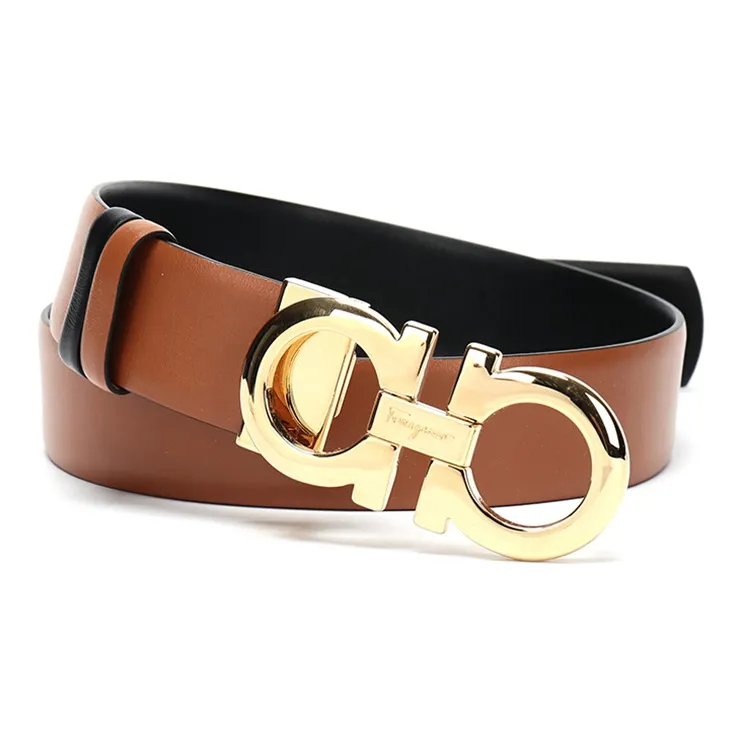 Ferragamo Reversible Gancini Belt-4