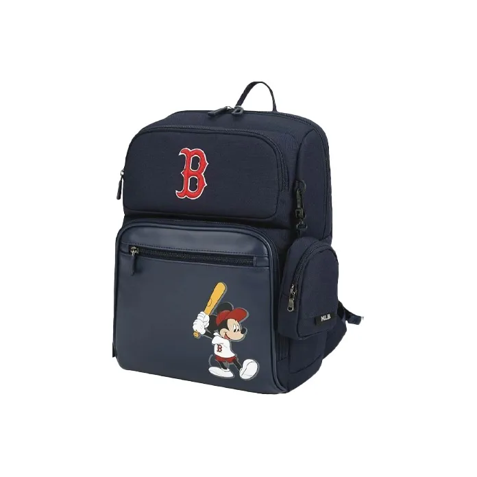 MLB Polyester Backpack Unisex Marine Blue-1