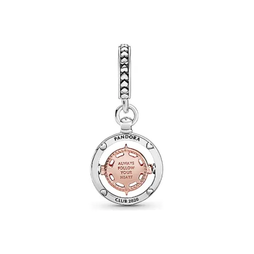 Pandora Charms / Pendants Women's Silver/Rose Gold