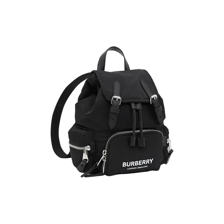 Burberry Nylon Backpack Trumpets Unisex Black-1