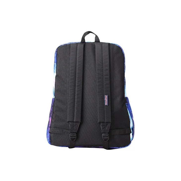 JanSport Polyester Backpack Students Backpack Medium Size Unisex Blue Starry Sky-3
