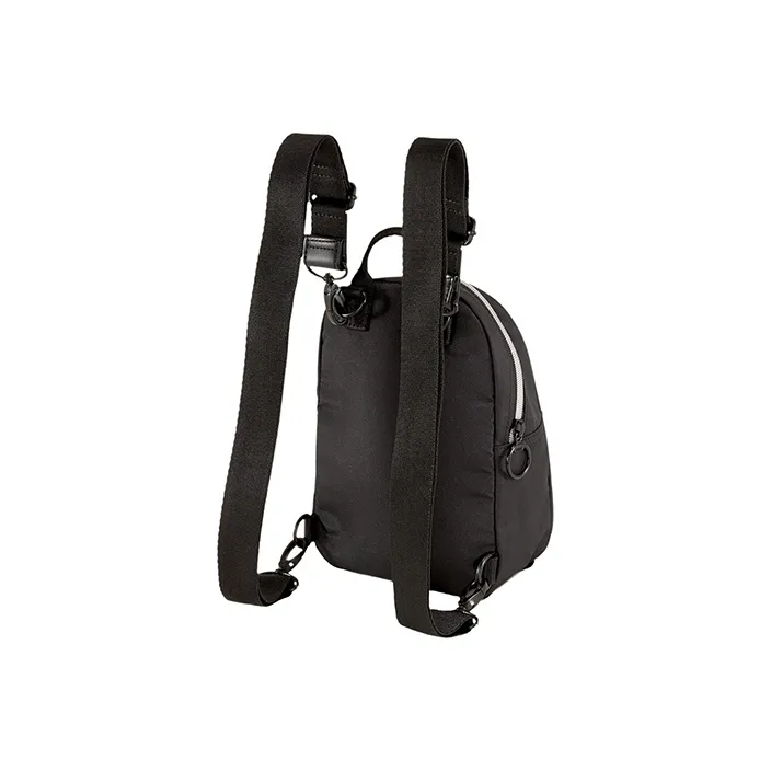 PUMA Artificial Leather Fabric Backpack Mini Unisex Black-2