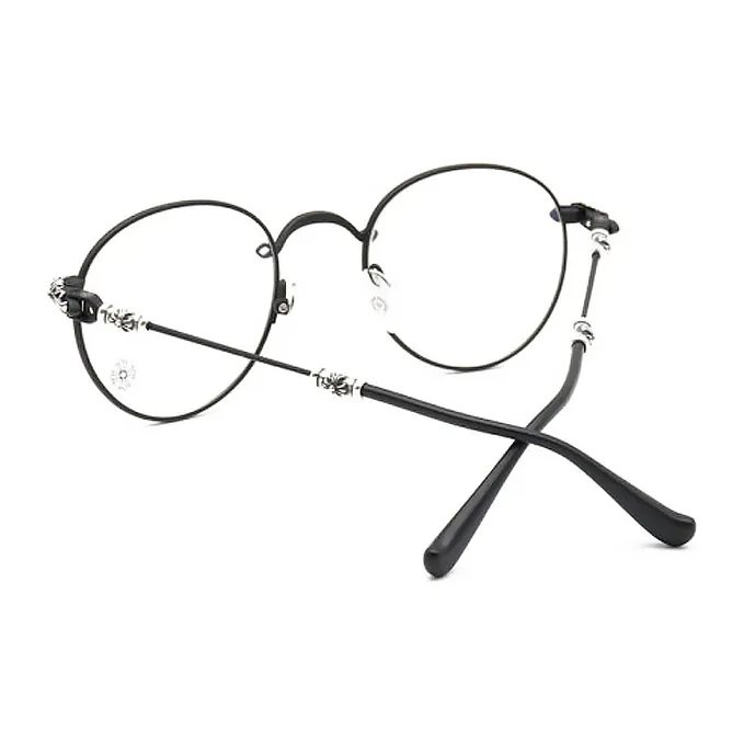 Chrome Hearts Eyeglass Frames Unisex Matte Black-2