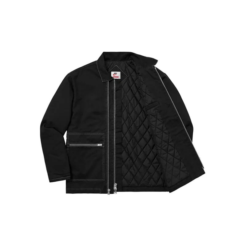 Supreme Nike Double Zip Quilted Work Jacket-2
